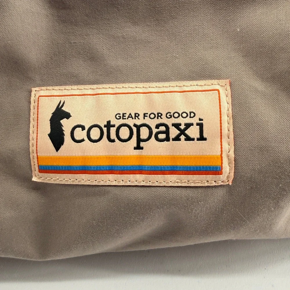 Cotopaxi Duffel Bag Unisex Tan Canvas Backpack Straps Travel Luggage